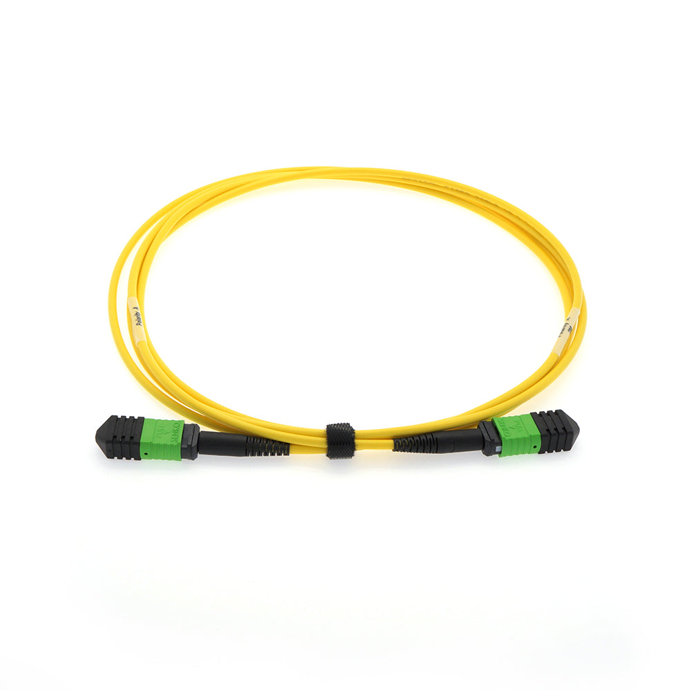 Senko MPO/APC F/F 12-Fiber Type A Singlemode Fiber Optic Cable Senko MPO/APC F/F 12-Fiber Type A Singlemode Fiber Optic Cable